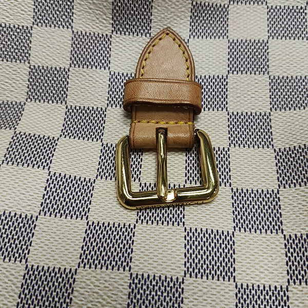 SPERONE Damier Azur Coated Canvas White
