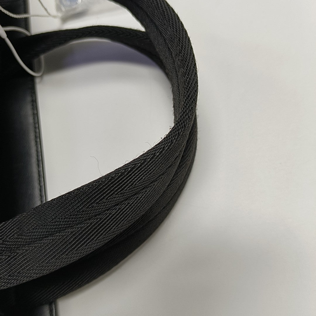 Calfskin Top Handle Bag Black