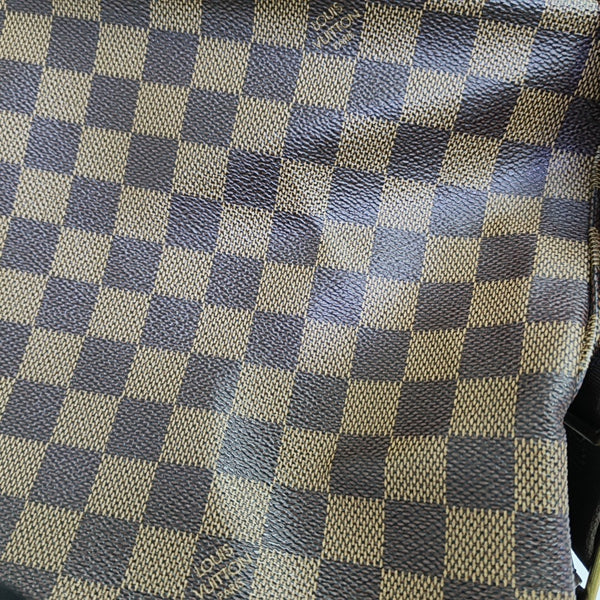 BROADWAY Damier Ebene Coated Canvas Brown