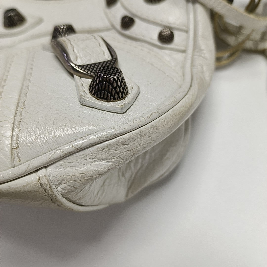 Le Cagole Mini Lambskin White