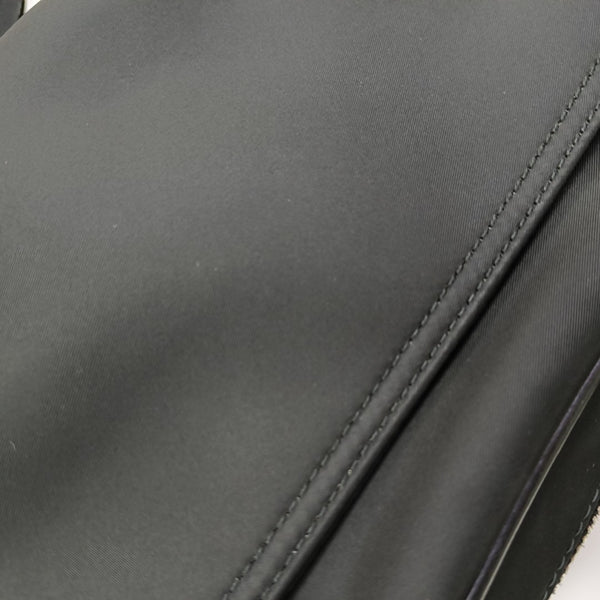 Fabric Shoulder Bag Black