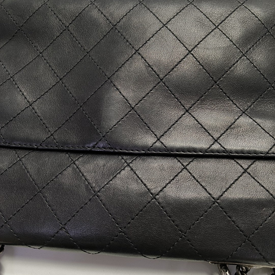 LUXURY TOP Quilted Calfskin Black
