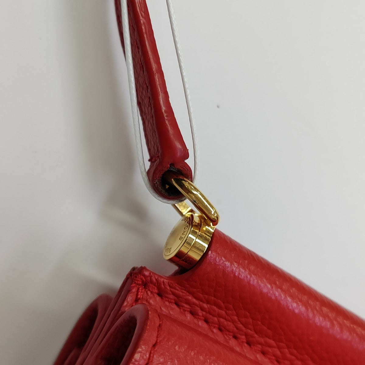 Title Mini Calfskin Red