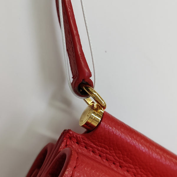Title Mini Calfskin Red