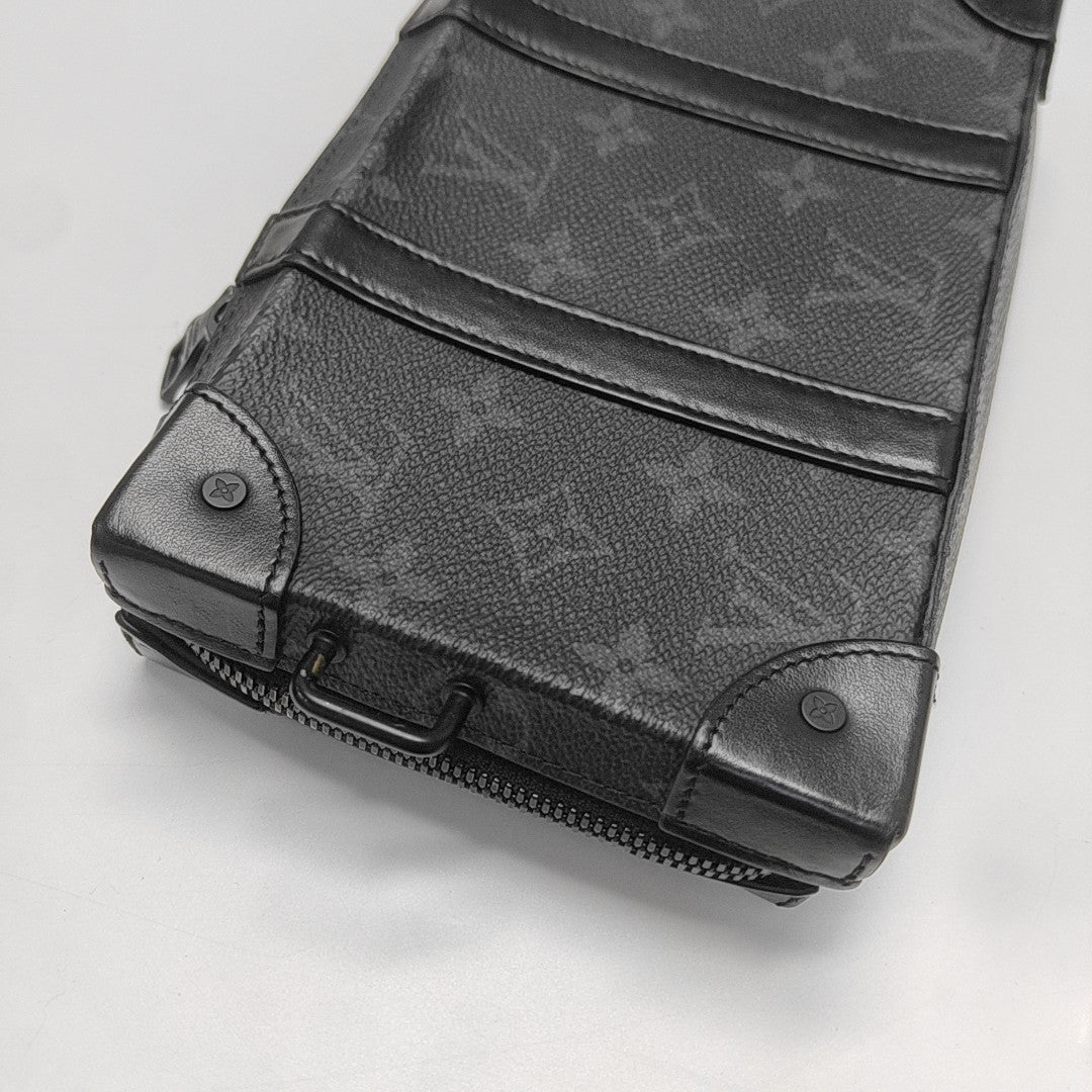 WALLET TRUNK Monogram Coated Canvas Gray