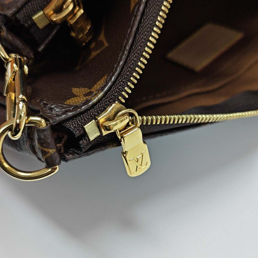 MULTI Monogram Coated Canvas Brown