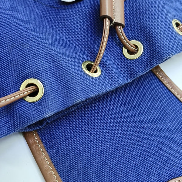 Canvas Backpack Blue