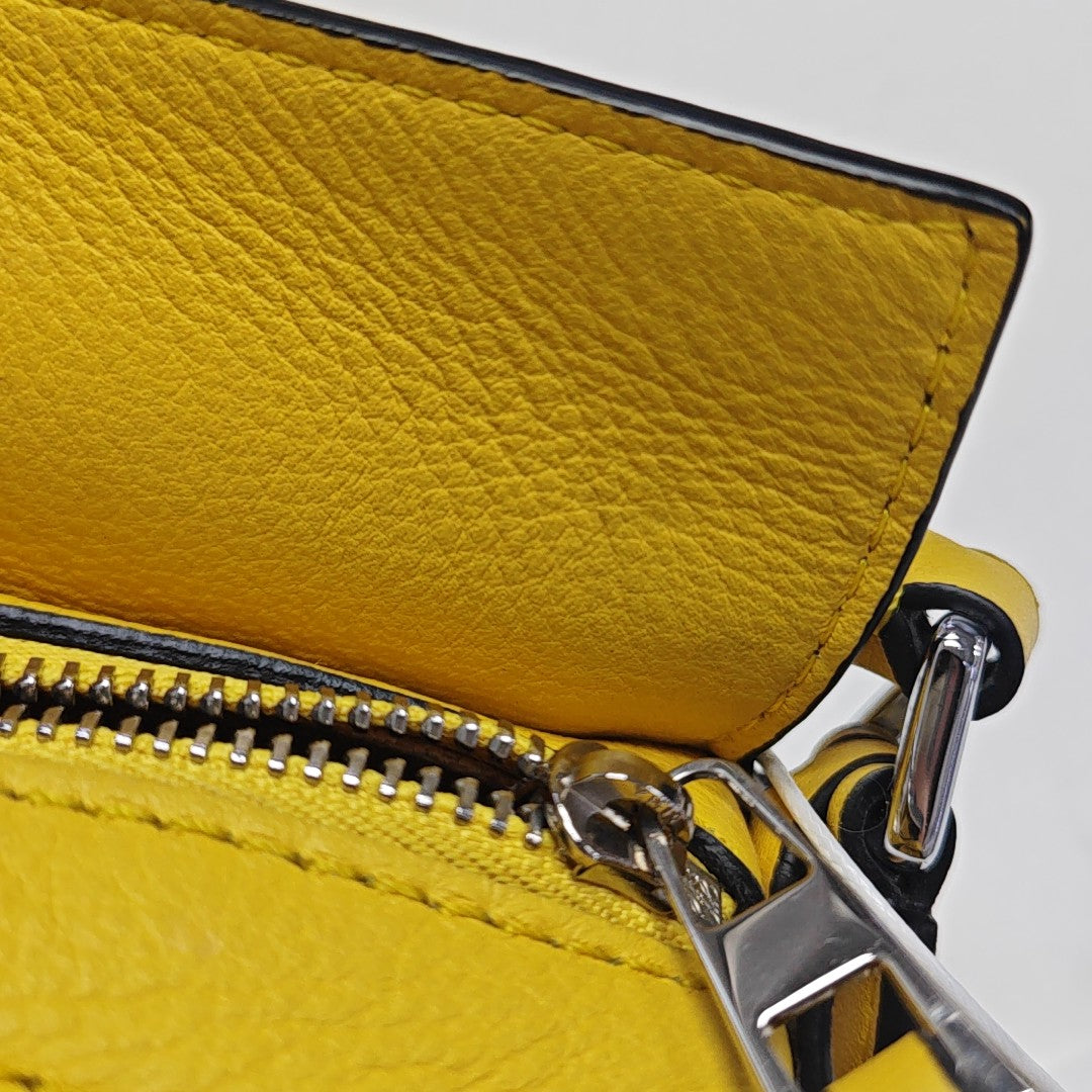 Puzzle Calfskin Yellow