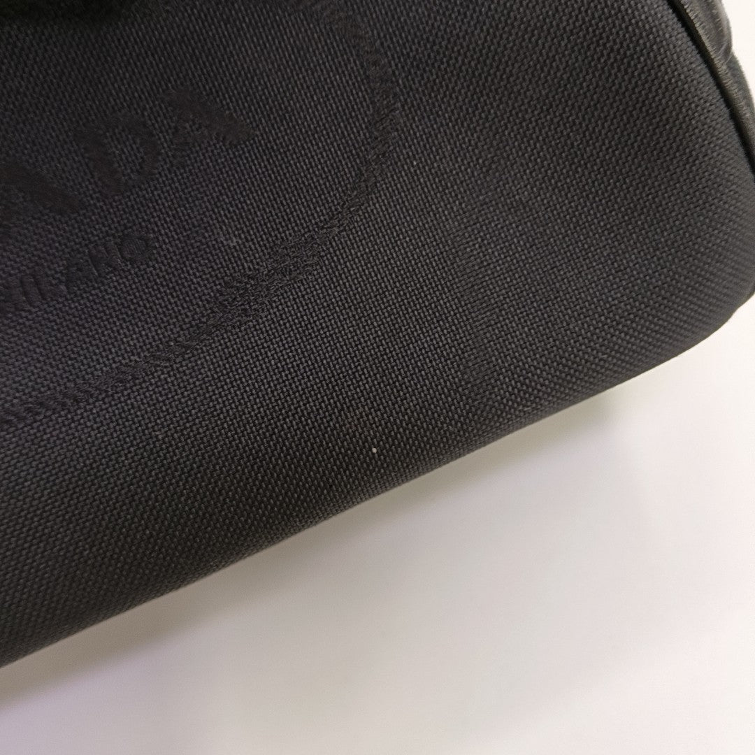 Fabric Shoulder Bag Black
