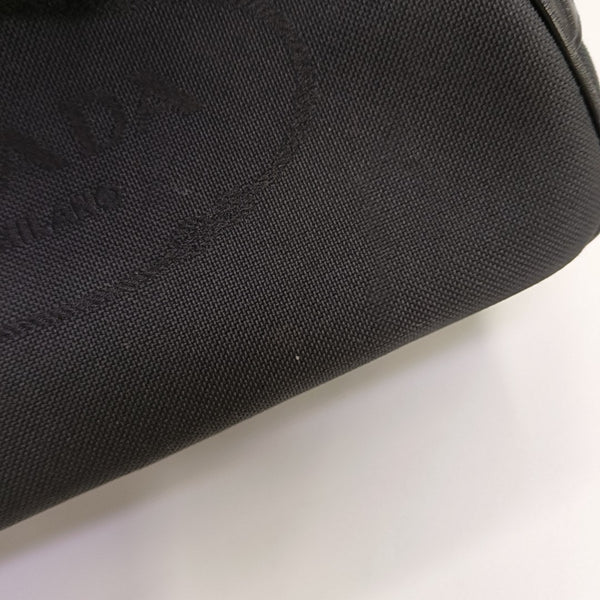 Fabric Shoulder Bag Black