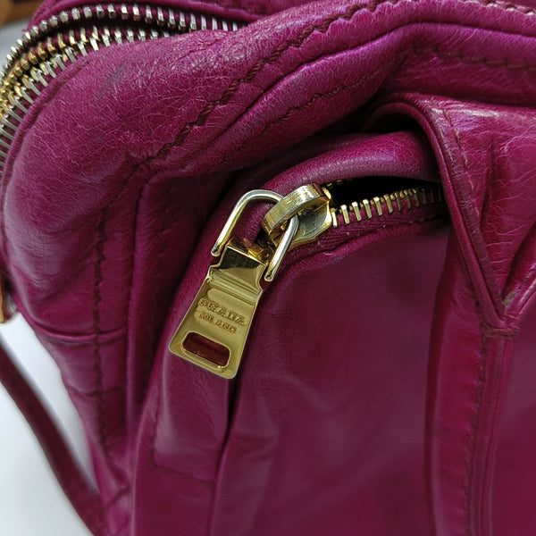 Calfskin Shoulder Bag Pink