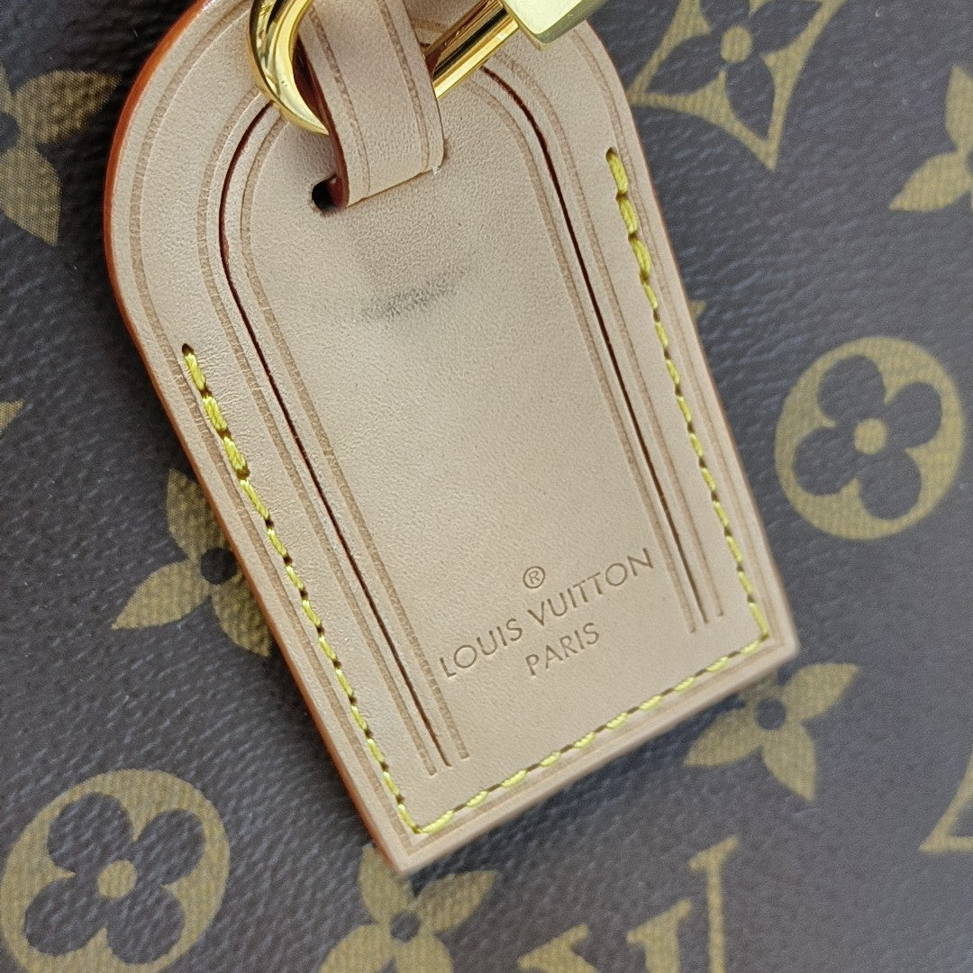 PALAIS GM Monogram Coated Canvas Brown