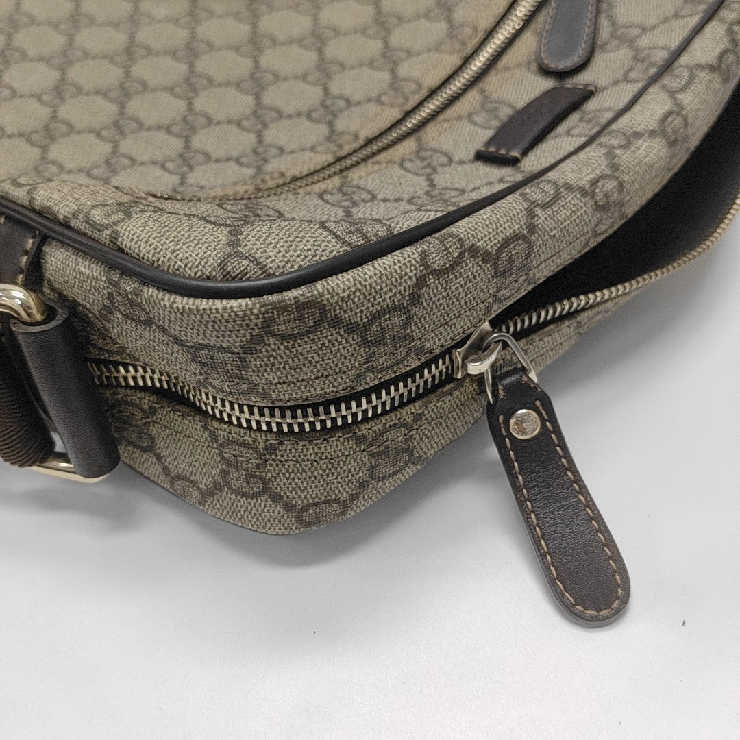 GG Supreme Monogram Coated Canvas Beige