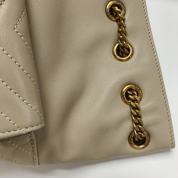 JOE Mini Chevron Lambskin Beige