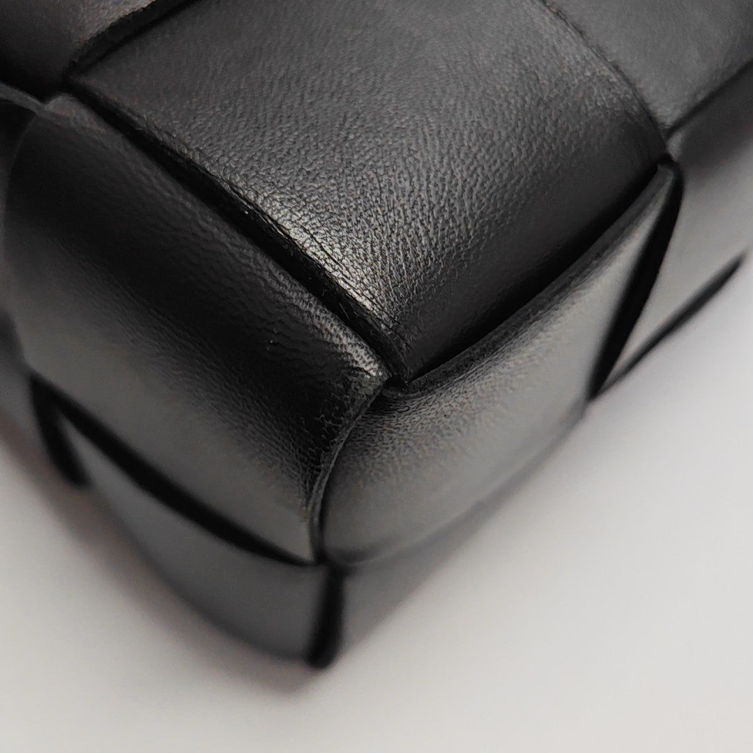 Brick Cassette Small Lambskin Black