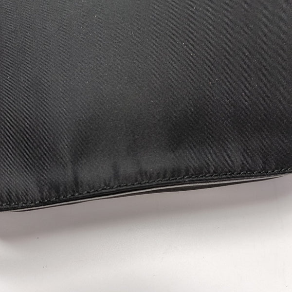 Fabric Crossbody Bag Black