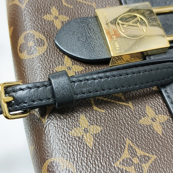 LOCKY BB Monogram Coated Canvas Brown