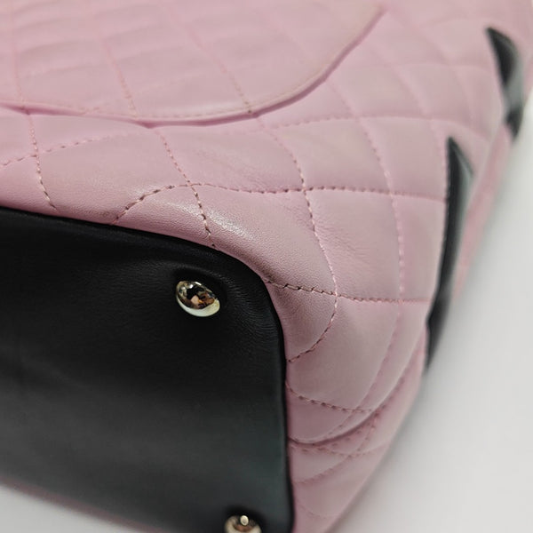 CAMBON Medium Quilted Calfskin Pink