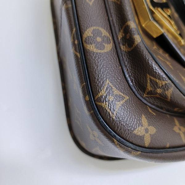 PASSY Monogram Coated Canvas Brown
