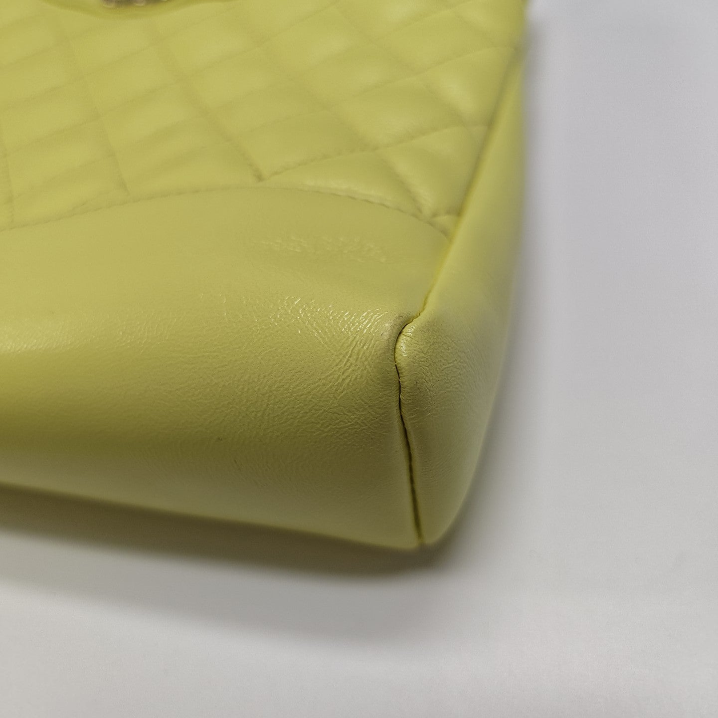 CHANEL 31 Mini Quilted Calfskin Yellow