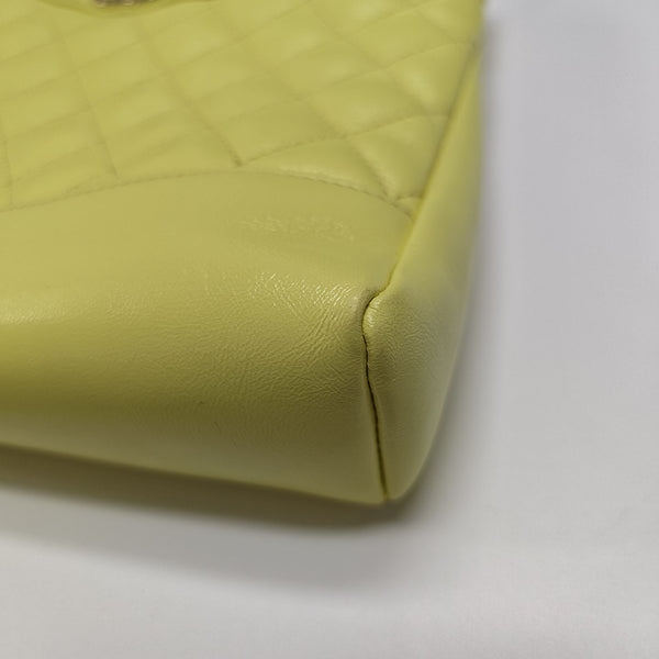 CHANEL 31 Mini Quilted Calfskin Yellow