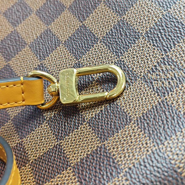 NÉONOÉ MM Damier Ebene Coated Canvas Brown