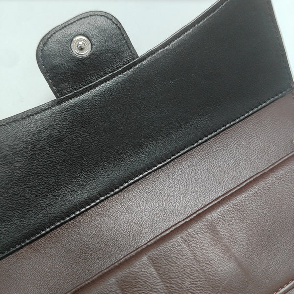 CLASSIC FLAP Mini Quilted Lambskin Black Wallet