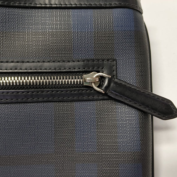 London Coated Canvas Blue