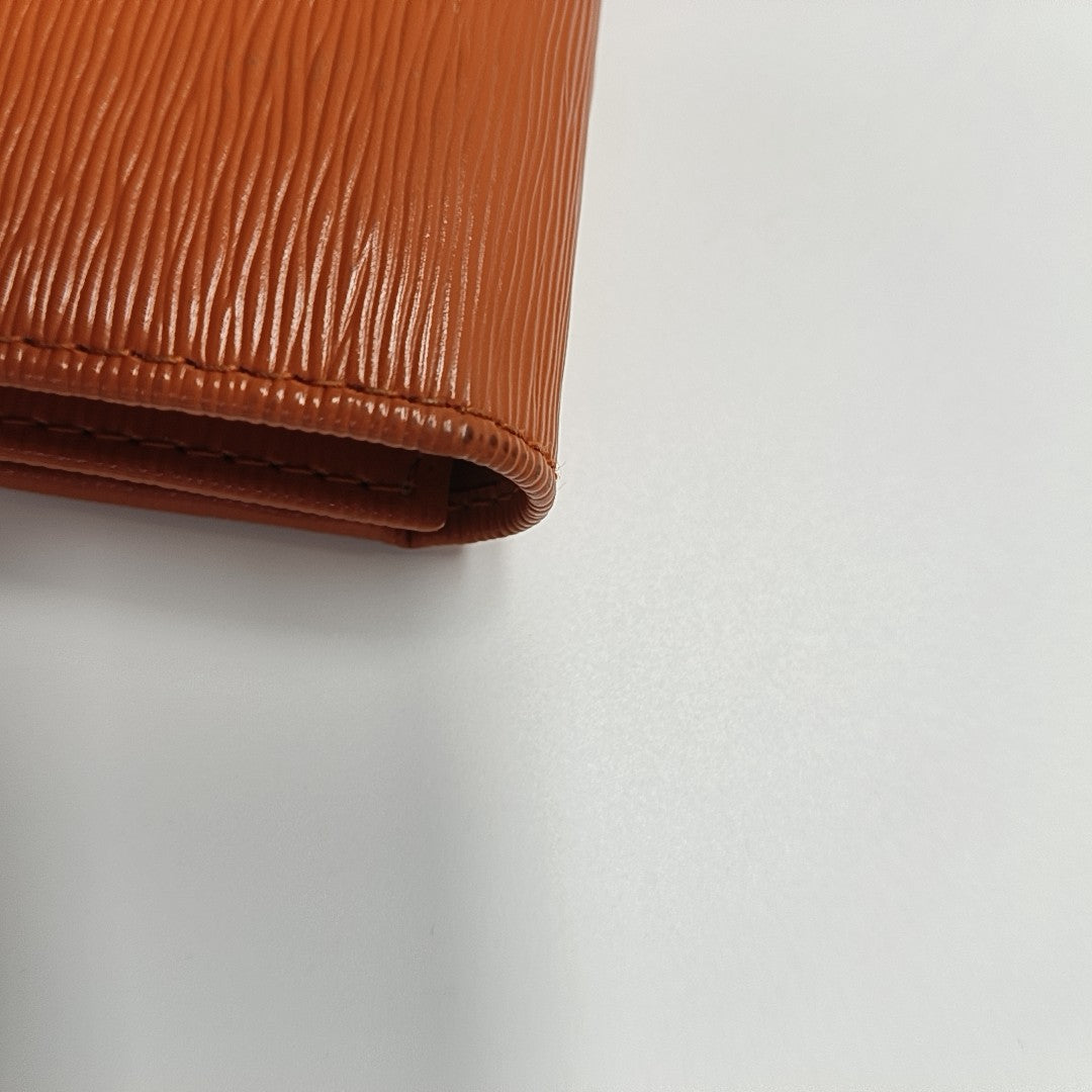 Saffiano Calfskin Wallet Orange