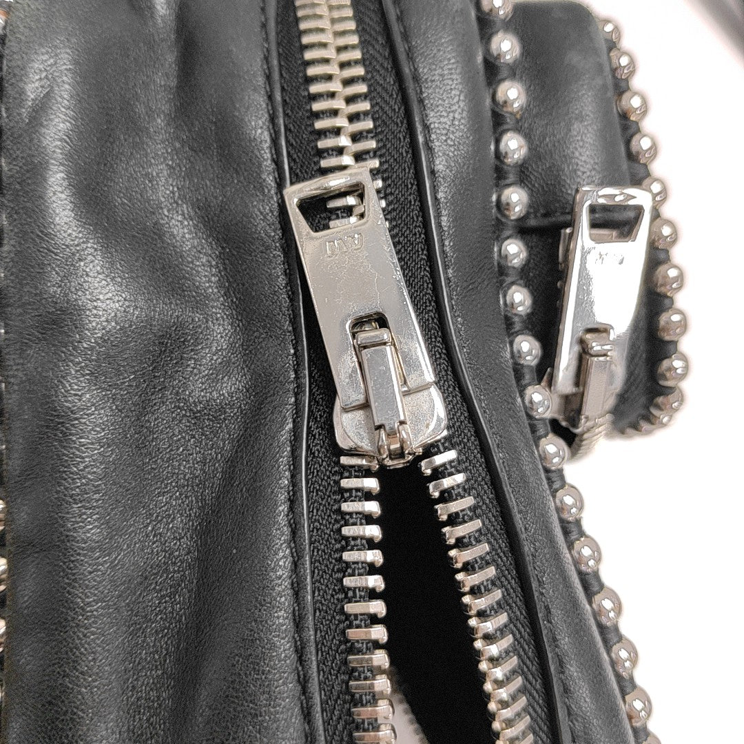 Lambskin Shoulder Bag Black