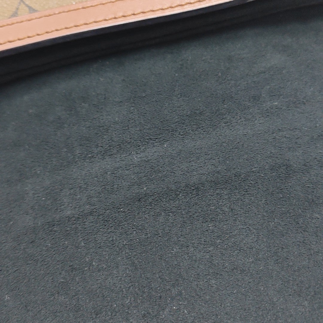 DAUPHINE MM Monogram Coated Canvas Brown