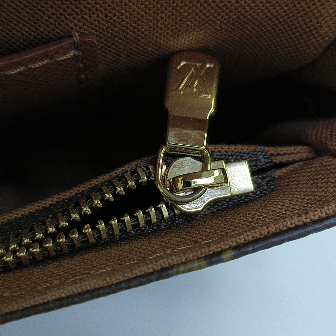 IVY Monogram Coated Canvas Brown