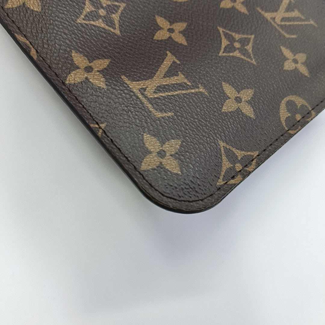 CARRY IT Monogram Coated Canvas Brown