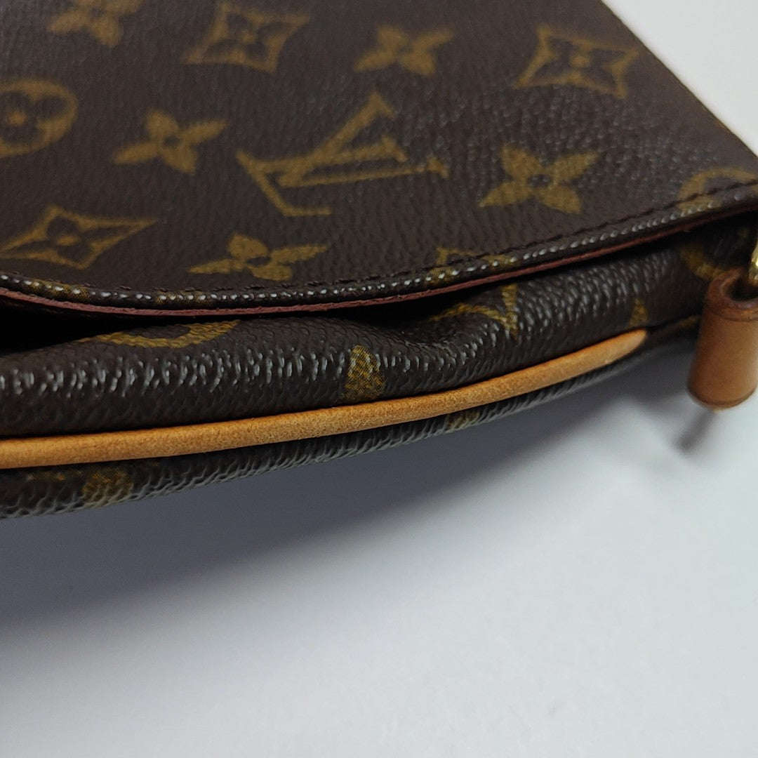 MUSETTE TANGO Monogram Coated Canvas Brown