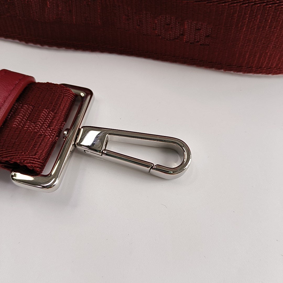 World Tour Large Calfskin Red