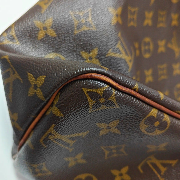 SPEEDY 30 Monogram Coated Canvas Brown