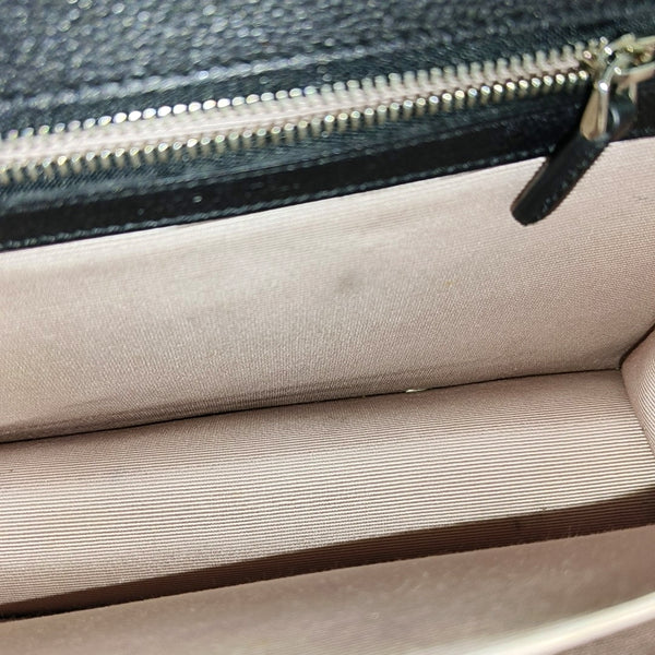 Diorama Medium Cannage Calfskin Black