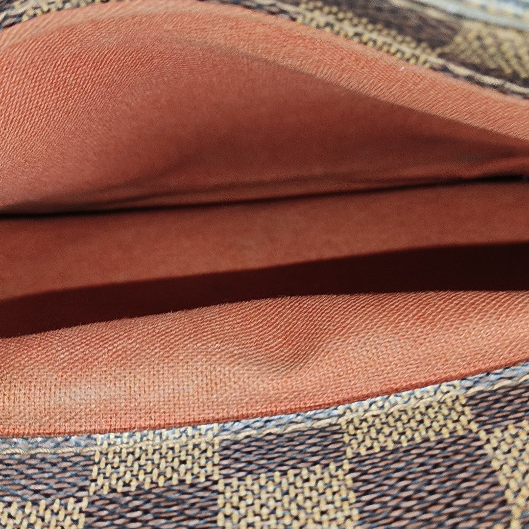 BELEM PM Damier Ebene Coated Canvas Brown