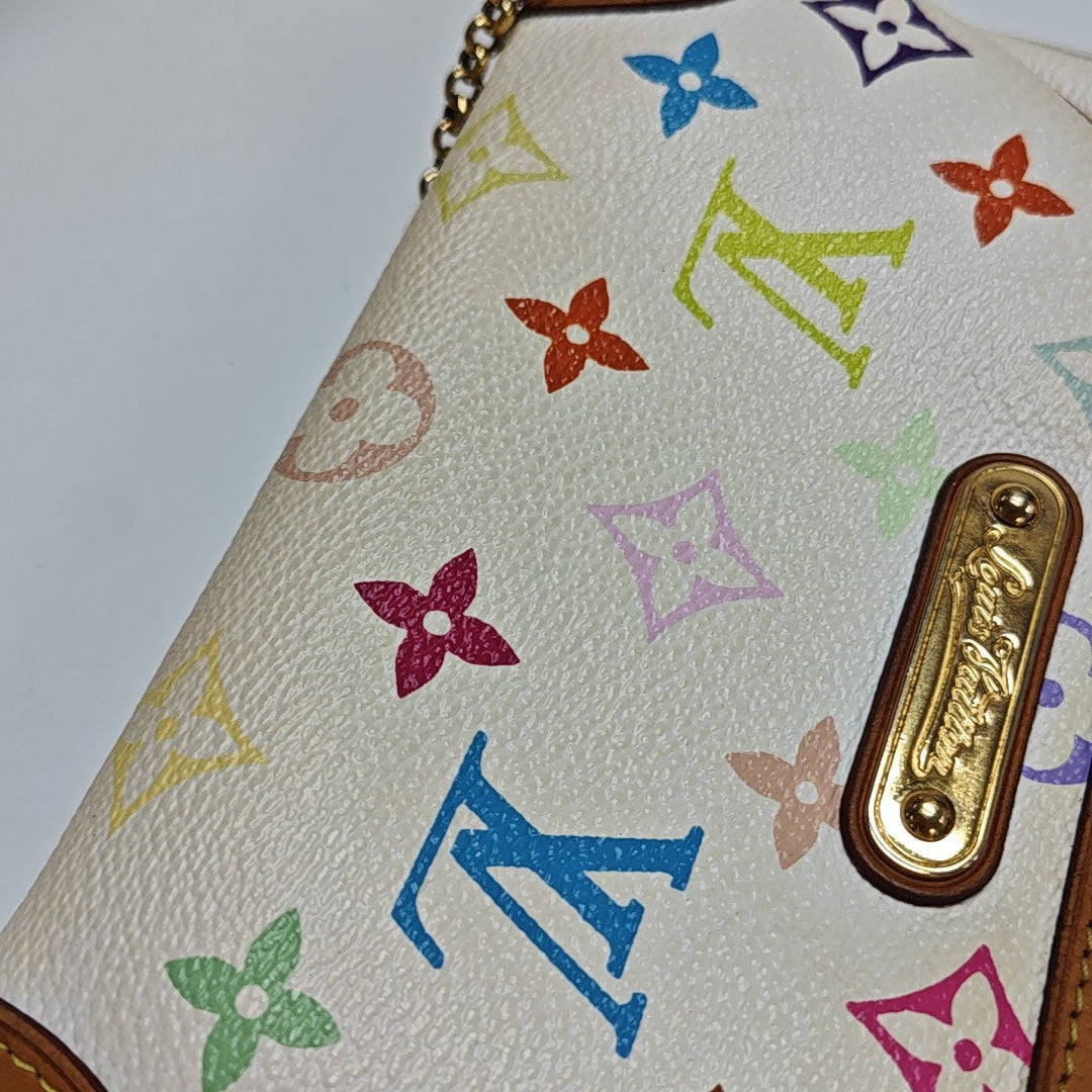 LV × TM VINTAGE MILLA Monogram Coated Canvas White