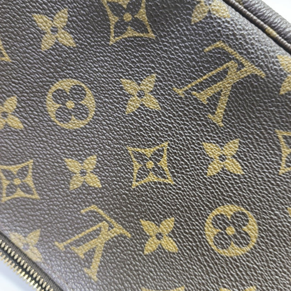 ACCESSOIRES Monogram Coated Canvas Brown