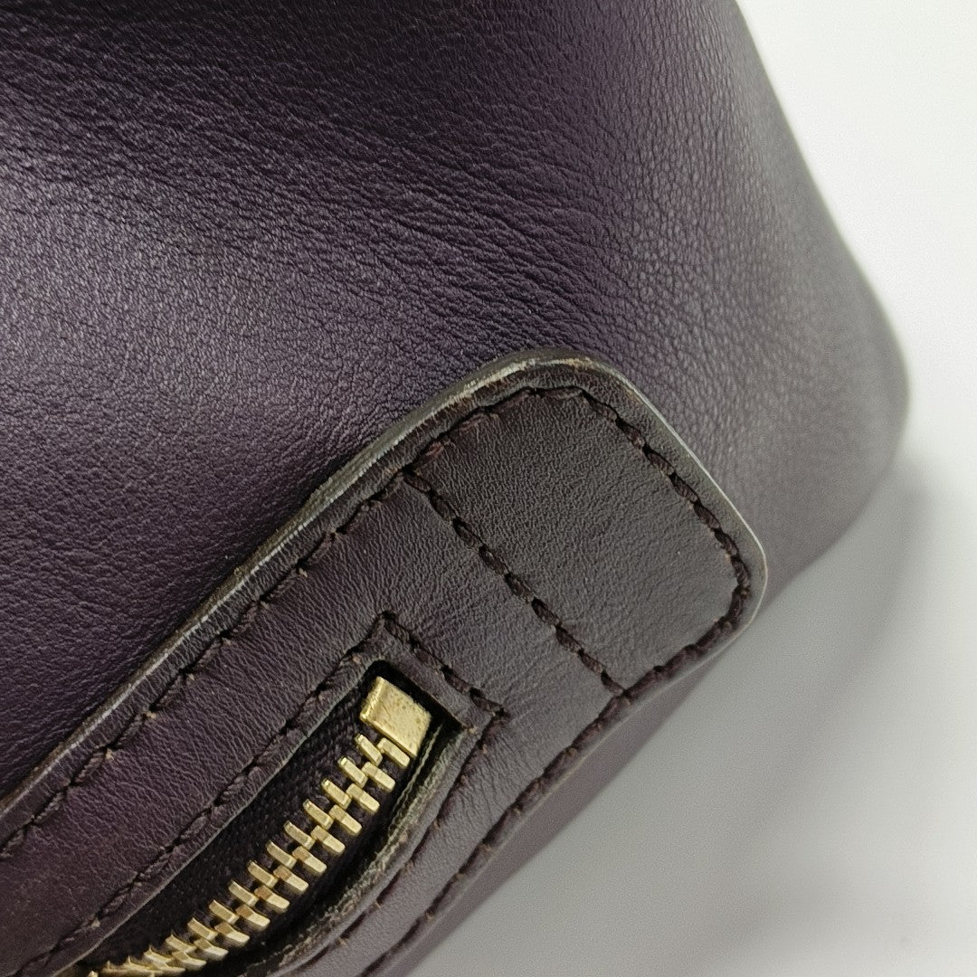 Joy Monogram Calfskin Purple