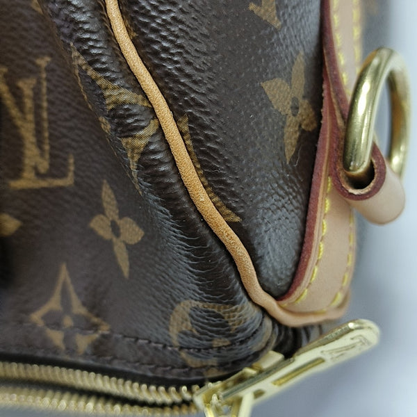 SPEEDY 25 Monogram Coated Canvas Brown