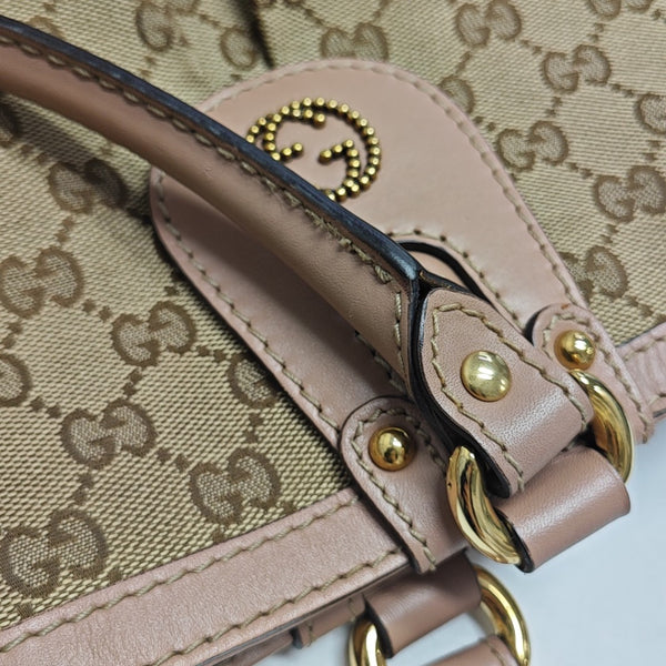 Sukey Monogram Canvas Beige