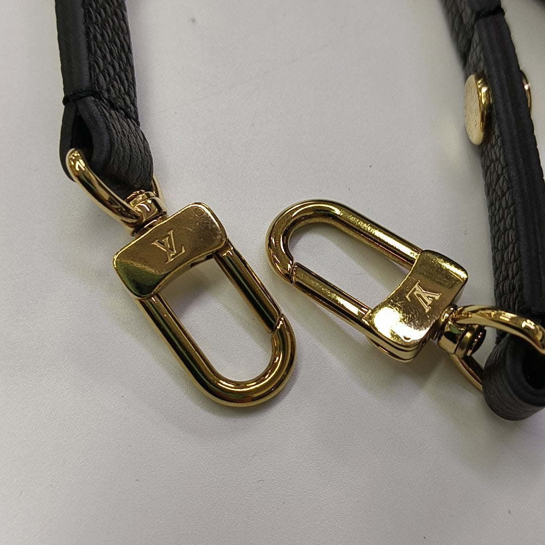 EASY POUCH ON STRAP Monogram Calfskin Black