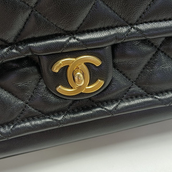 Quilted Lambskin Black