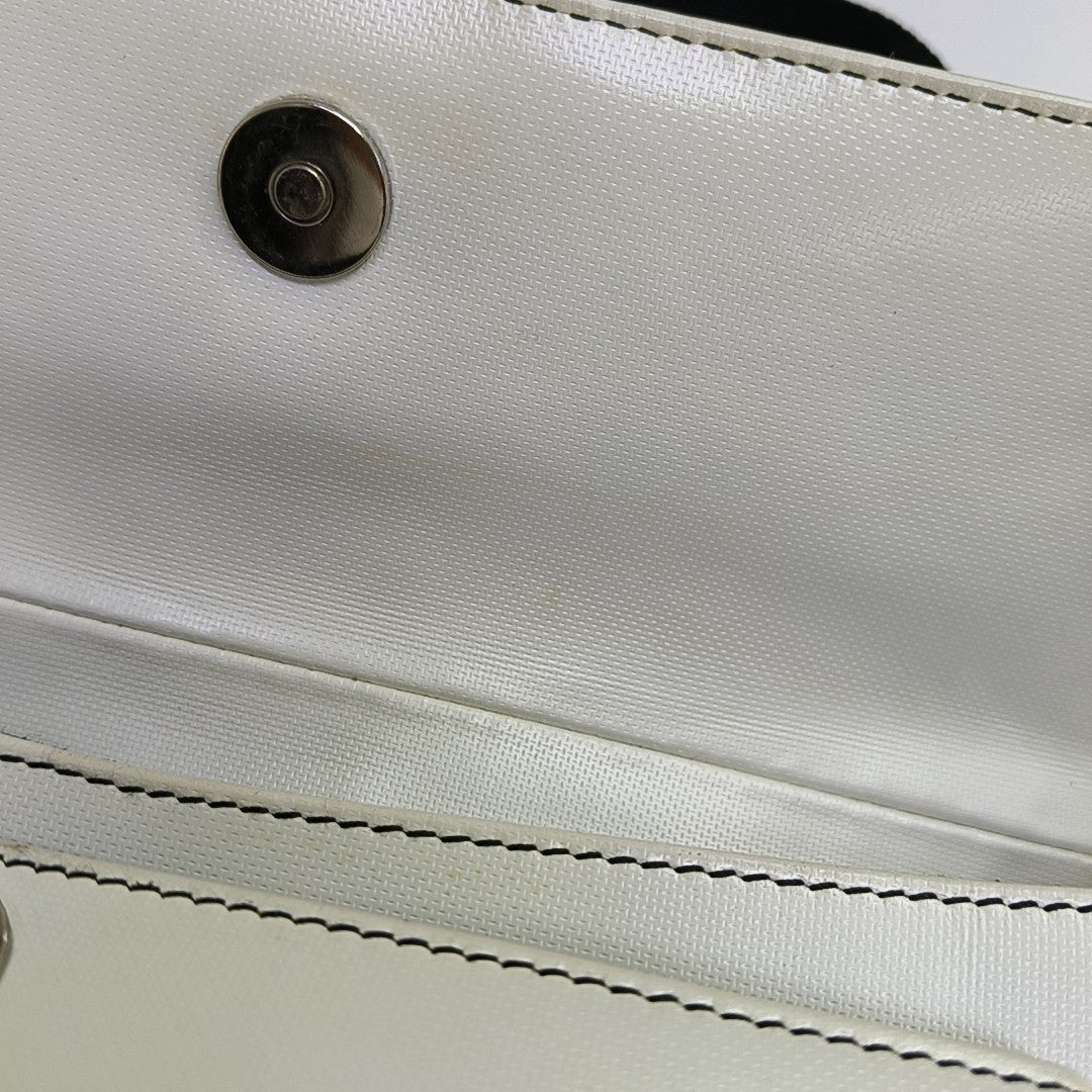 Calfskin Shoulder Bag White
