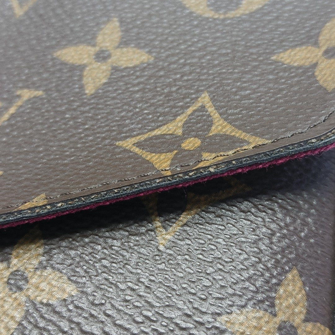 FÉLICIE Monogram Coated Canvas Brown