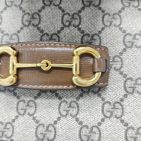 Horsebit 1955 Mini Coated Canvas Beige
