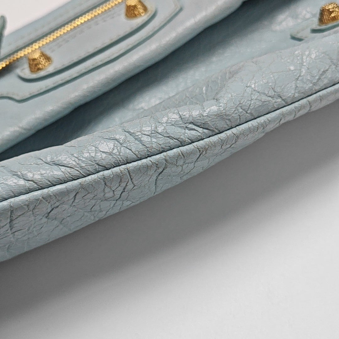 Classic City Small Lambskin Blue