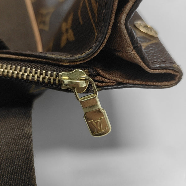 VINTAGE BEAUBOURG Monogram Coated Canvas Brown